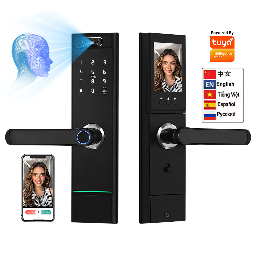 Smart Door Lock Wifi - Hohe Sicherheit Großhandel 3d Gesichtserkennung Fingerabdruck