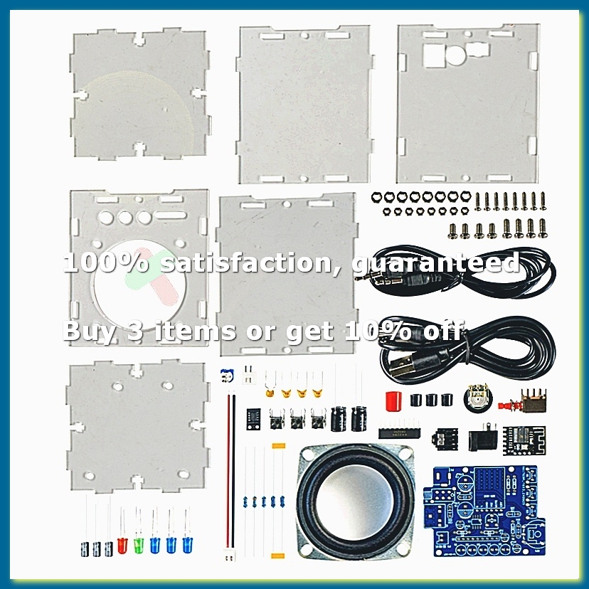 Electronics Project Kit - DIY Bluetooth-Lautsprecher-Bausatz Elektronik DIY Lötprojekt Übungs-Lötset