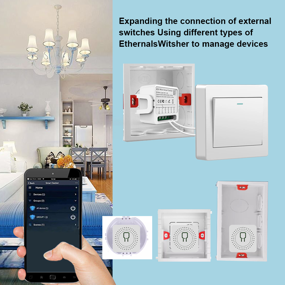 Tuya WiFi Smart-Schalter 1/2/3 – Smart Light Switch Wifi Bewertung und Preis