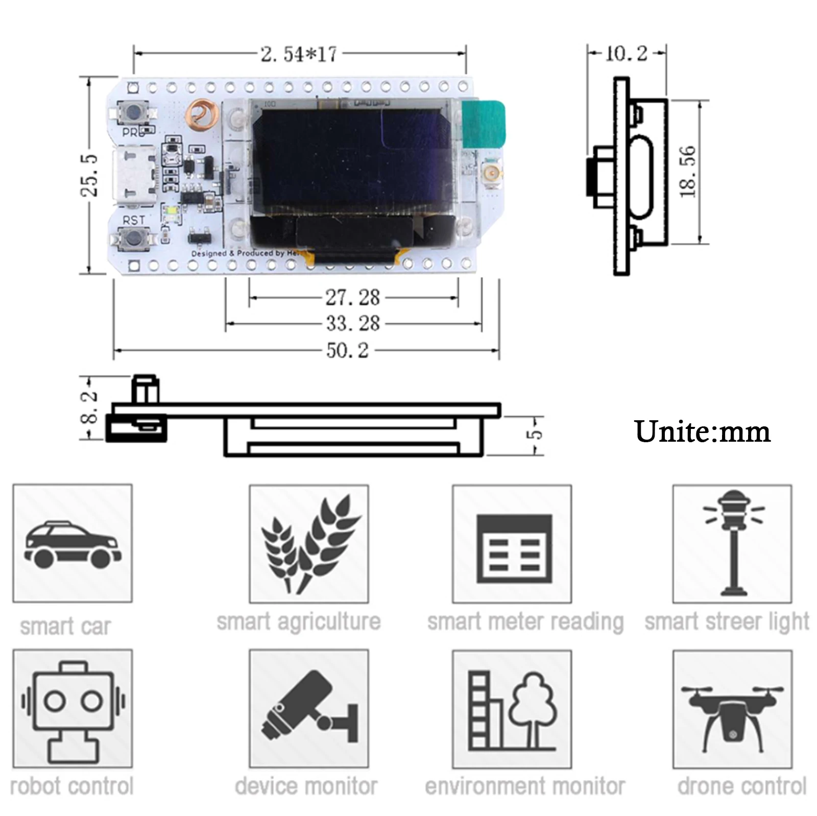 868MHz/915MHz LoRa-Antennen-Se – Microcontroller Kit Bewertung und Preis