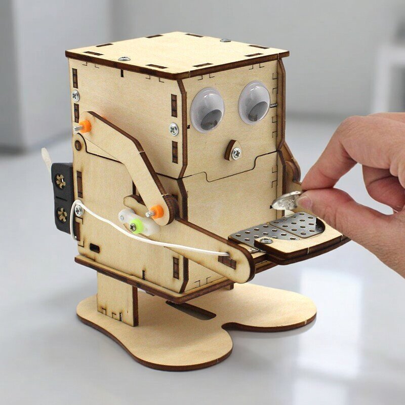 Hölzernes DIY-Roboter-Modell z – Stem Robotics Kit Bewertung und Preis
