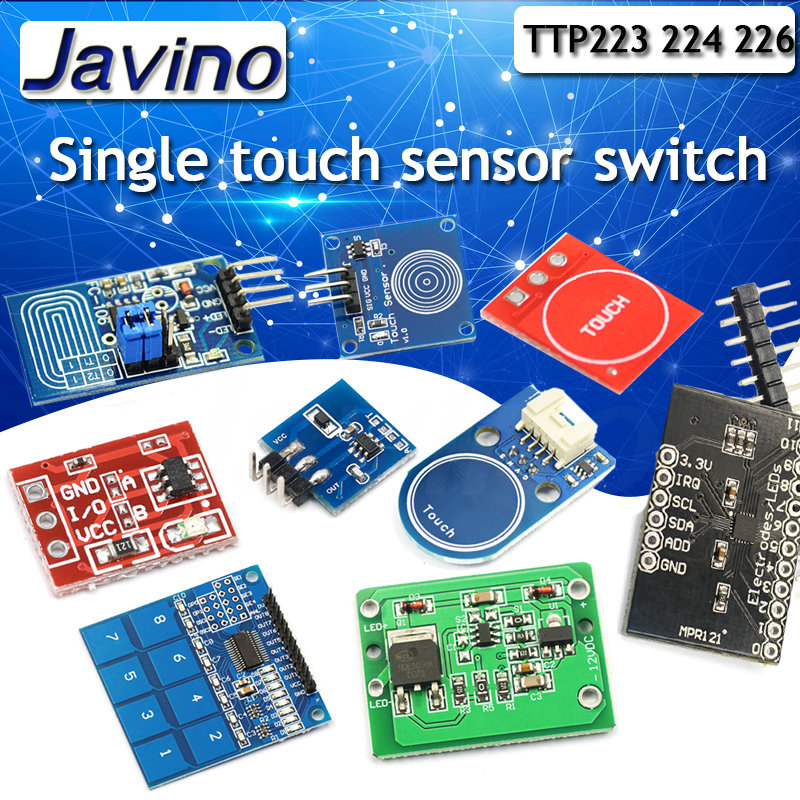 1/4/8/16-Kanal TTP223 TTP224 T – Sensor Kit Arduino Bewertung und Preis