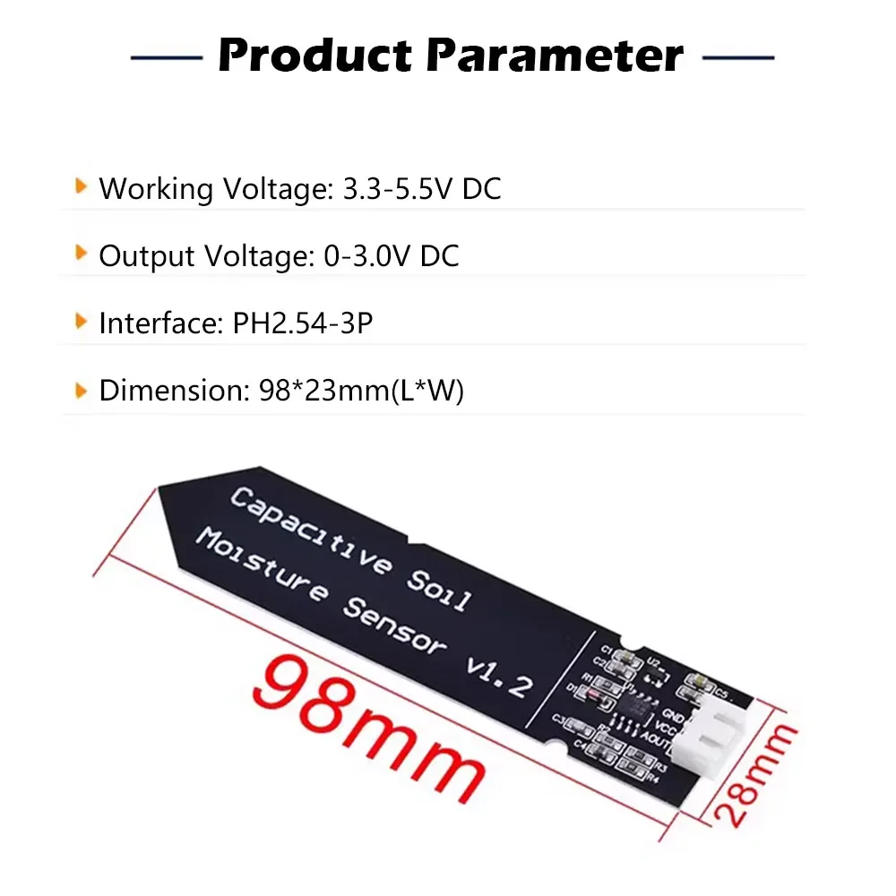 5/10PCS Kapazitives Bodenfeuch – Sensor Kit Arduino Bewertung und Preis