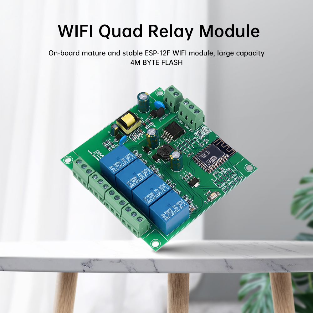 Relaismodul WiFi 4-Kanal ESP82 – Esp8266 Relay Module Bewertung und Preis