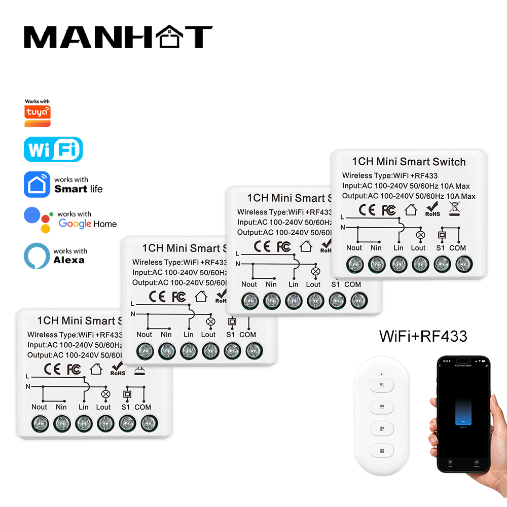 10A Mini WLAN Smart Switch RF4 – Smart Light Switch Wifi Bewertung und Preis
