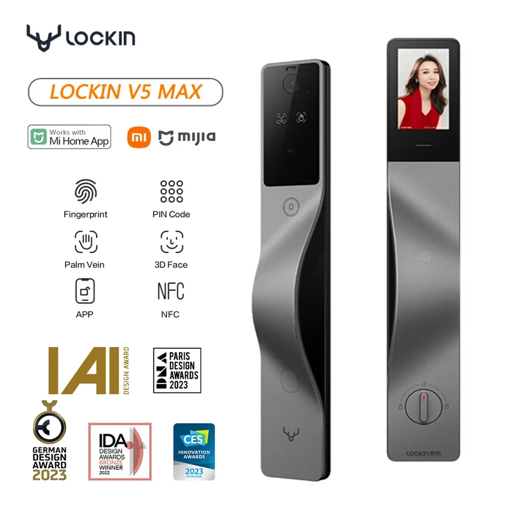 Lockin V5 Max 3D-Gesichtserken – Smart Door Lock Wifi Bewertung und Preis